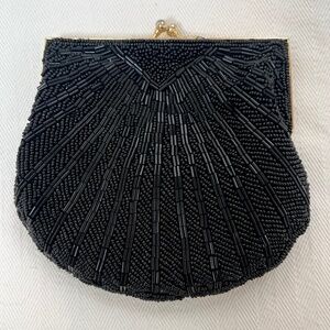 Beaded Frame Clutch with Chain, Vintage 70’s from Dayton’s